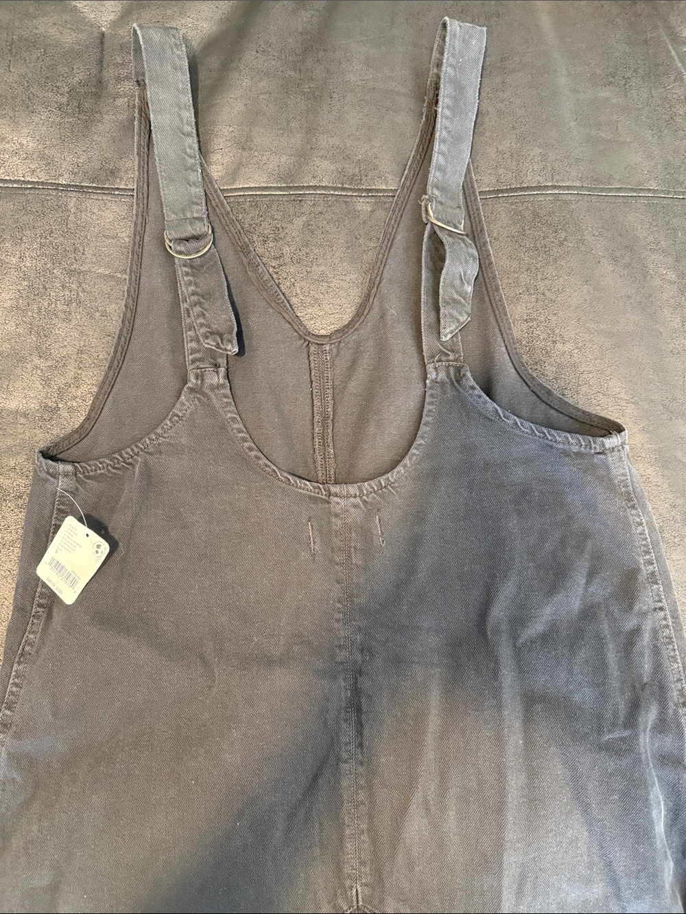 Free People Denim Utility Romper - Picture 3 of 3